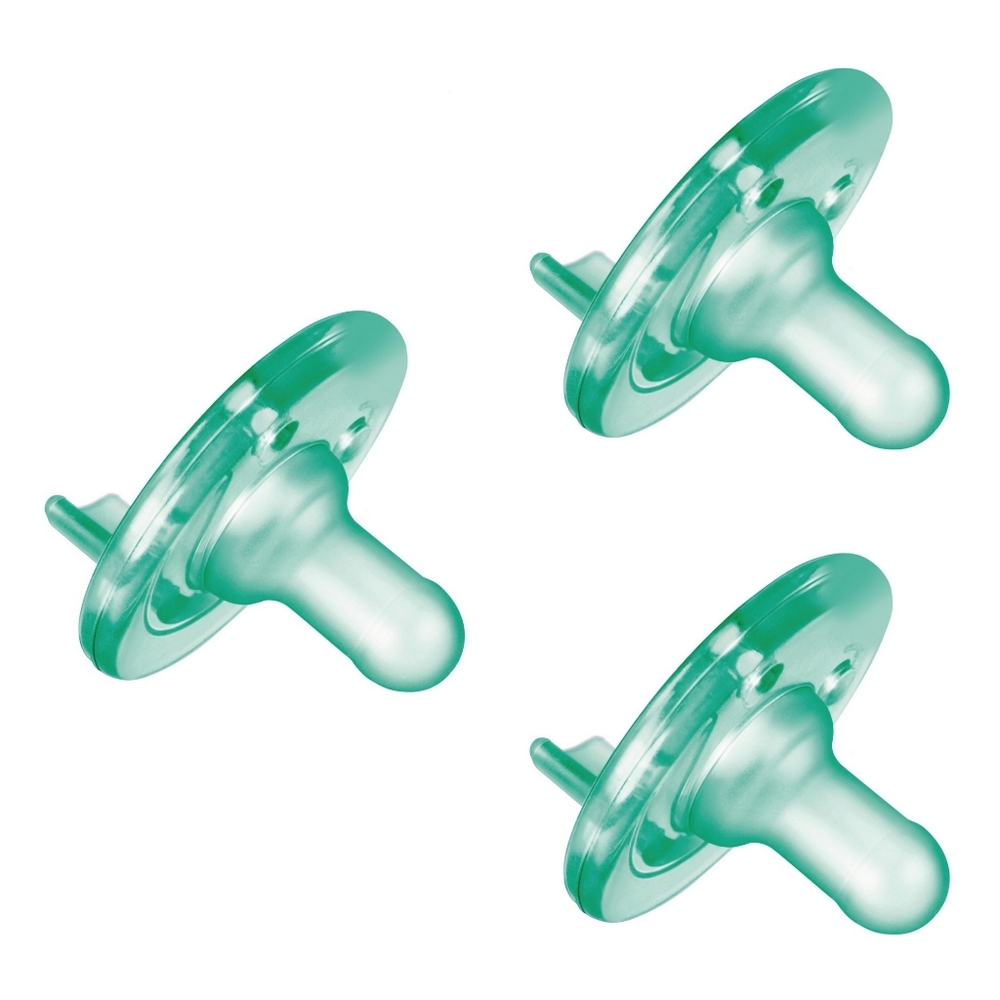 ‼️SAVE $$‼️ NWT Philips Avent Newborn Soothie Pacifier Green 3 Pack
